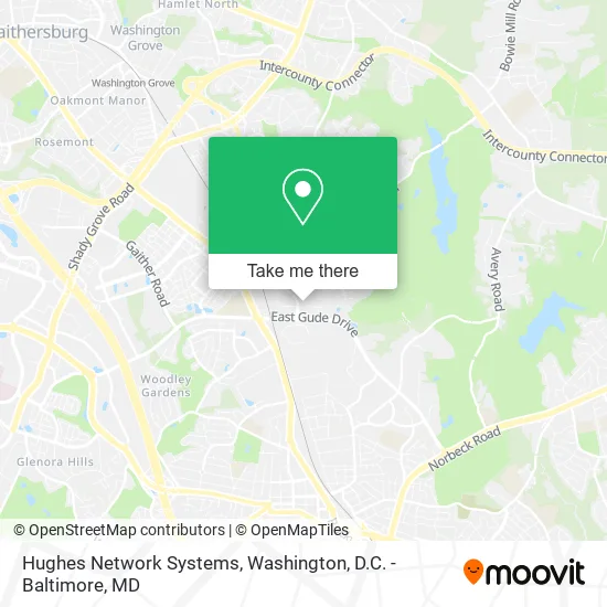 Hughes Network Systems map