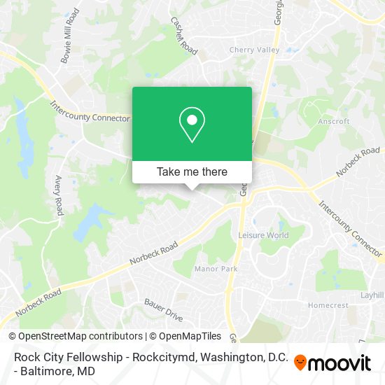 Rock City Fellowship - Rockcitymd map