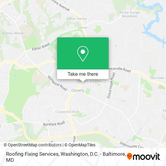 Mapa de Roofing Fixing Services