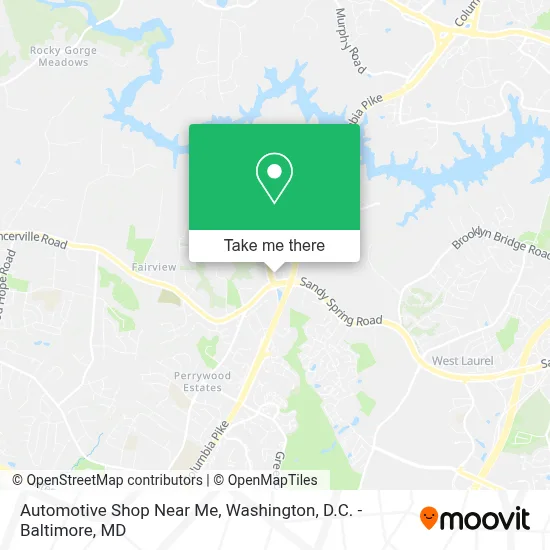 Automotive Shop Near Me map