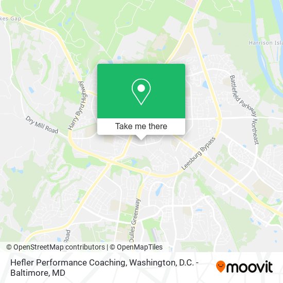 Hefler Performance Coaching map