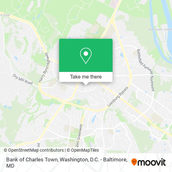 Bank of Charles Town map