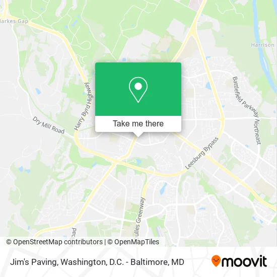Mapa de Jim's Paving