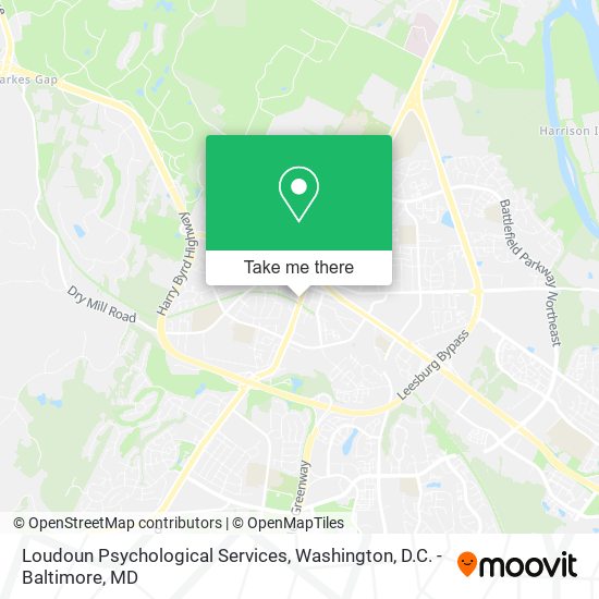 Mapa de Loudoun Psychological Services