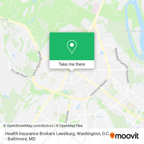 Mapa de Health Insurance Brokers Leesburg