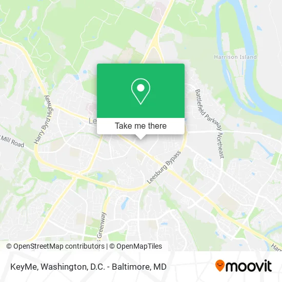 Mapa de KeyMe
