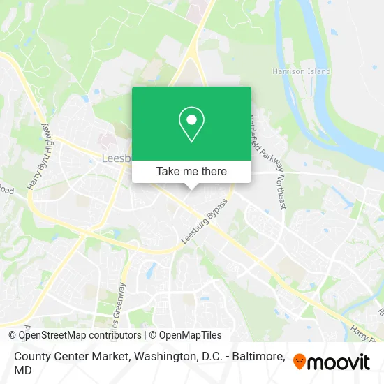 County Center Market map