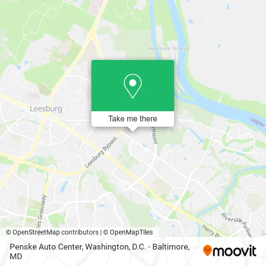 Penske Auto Center map