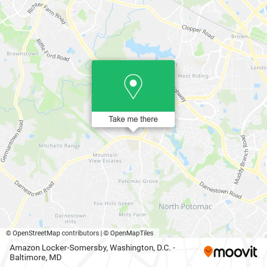 Amazon Locker-Somersby map