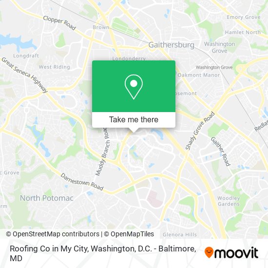 Roofing Co in My City map
