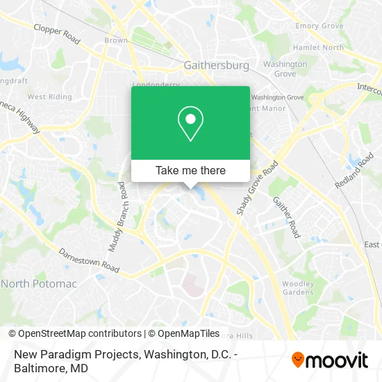 New Paradigm Projects map