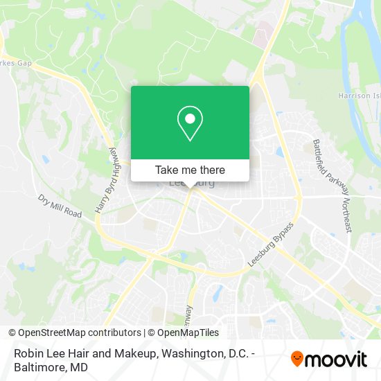 Robin Lee Hair and Makeup map