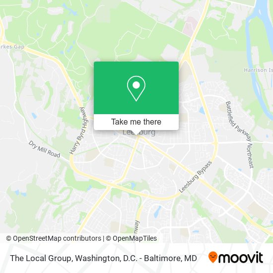 The Local Group map