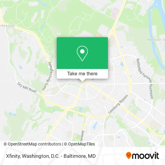 Xfinity map