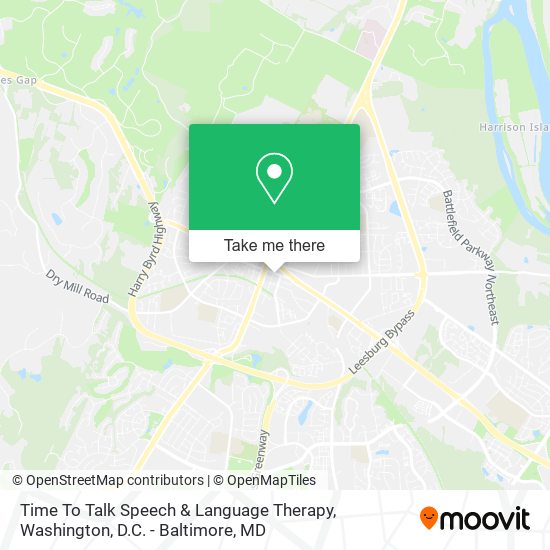 Mapa de Time To Talk Speech & Language Therapy
