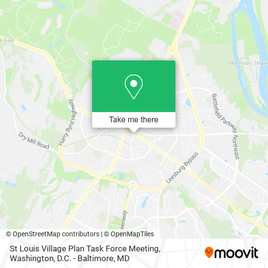 St Louis Village Plan Task Force Meeting map