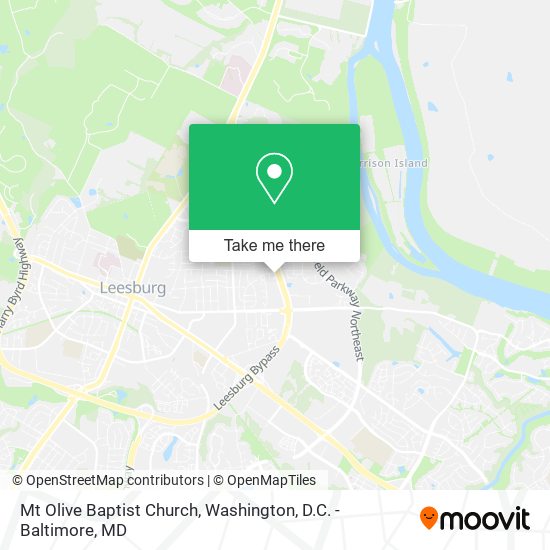 Mt Olive Baptist Church map