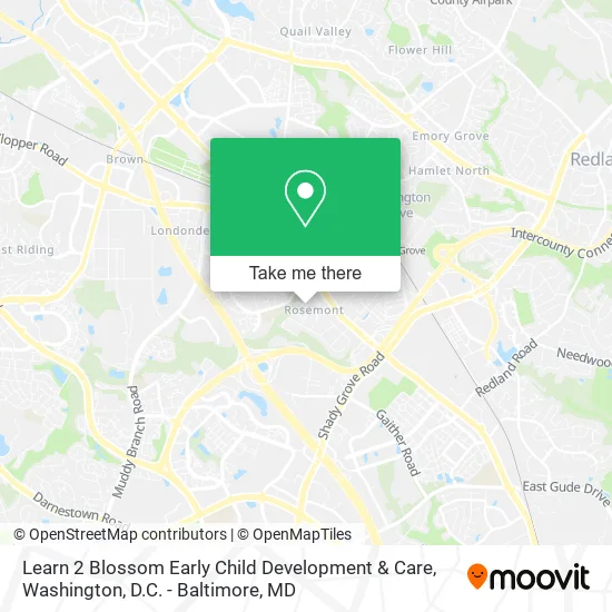 Learn 2 Blossom Early Child Development & Care map