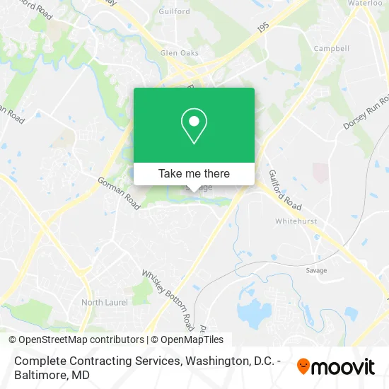 Mapa de Complete Contracting Services