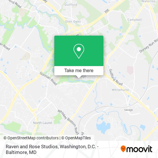 Raven and Rose Studios map