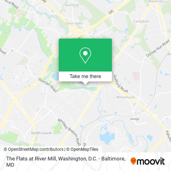 The Flats at River Mill map