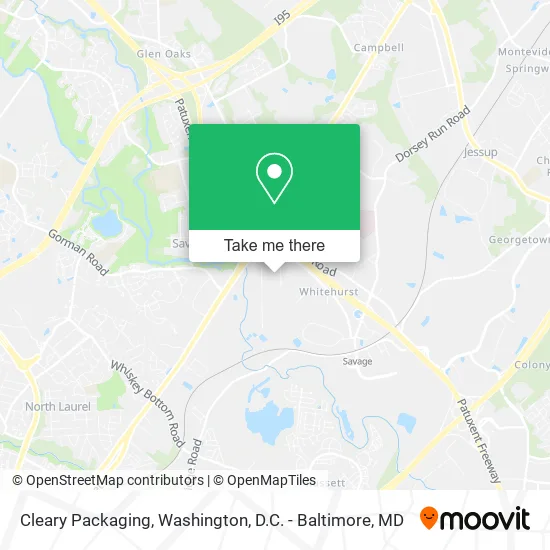 Cleary Packaging map