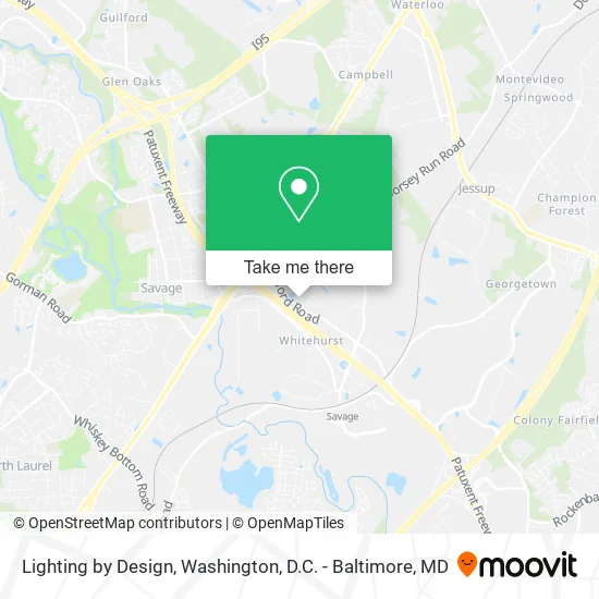 Lighting by Design map