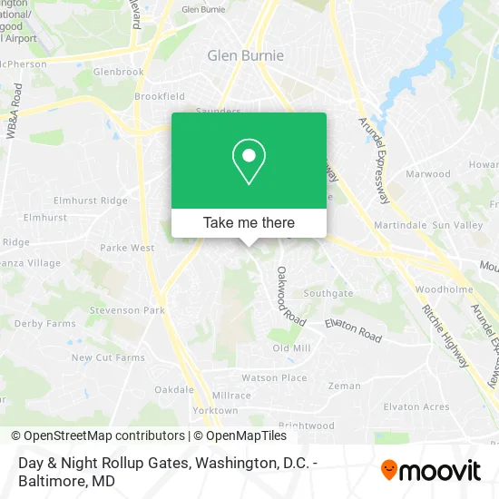 Day & Night Rollup Gates map