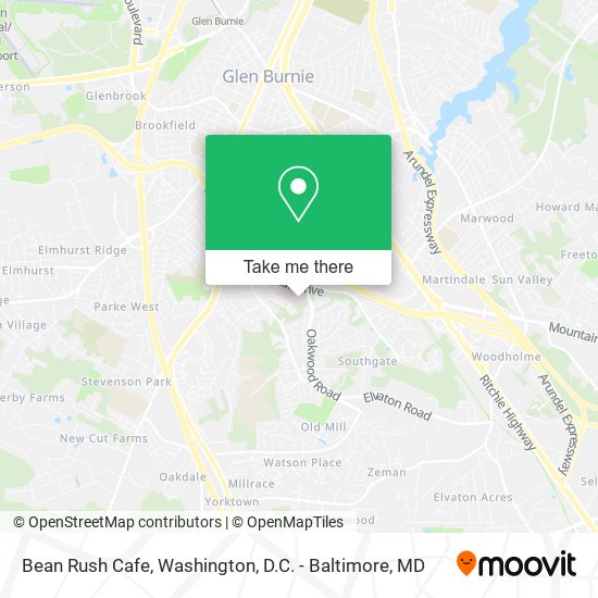 Mapa de Bean Rush Cafe
