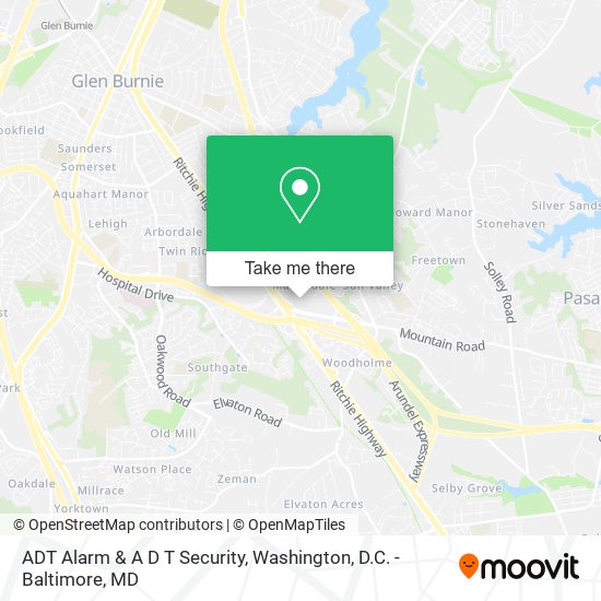 ADT Alarm & A D T Security map