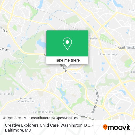 Mapa de Creative Explorers Child Care