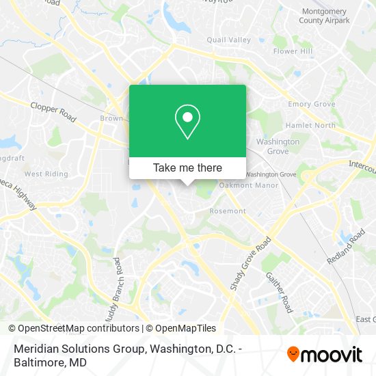 Meridian Solutions Group map