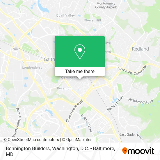 Bennington Builders map