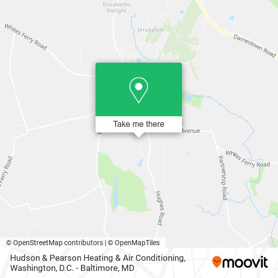 Hudson & Pearson Heating & Air Conditioning map