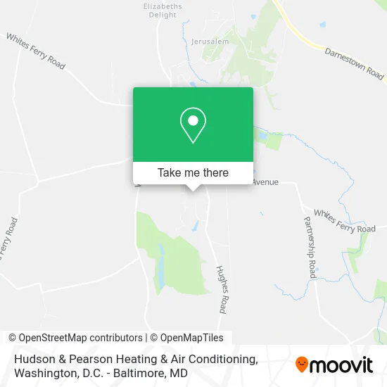 Hudson & Pearson Heating & Air Conditioning map
