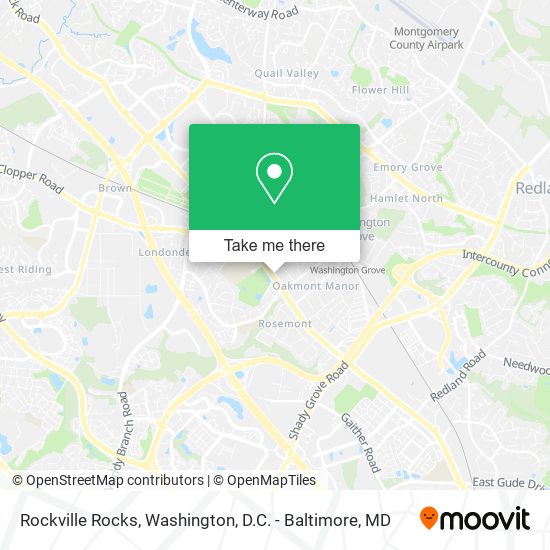 Rockville Rocks map