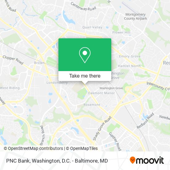 PNC Bank map