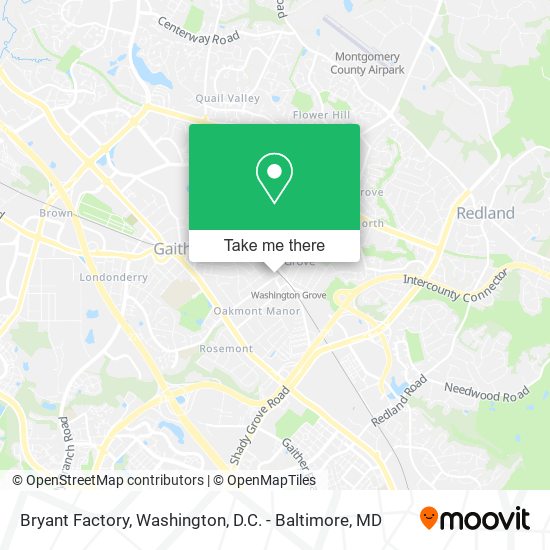 Bryant Factory map
