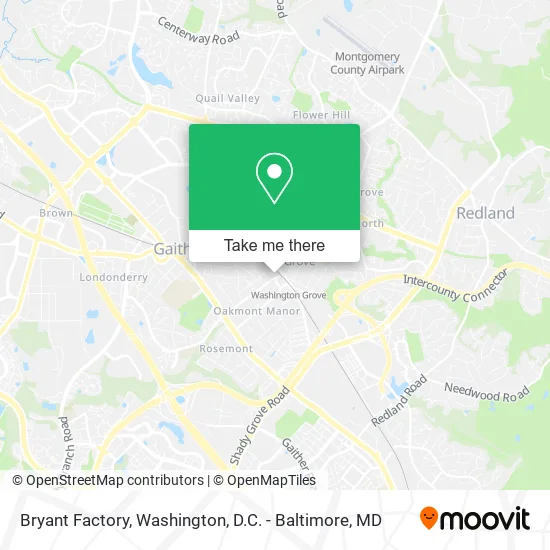 Bryant Factory map