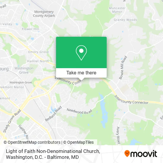 Light of Faith Non-Denominational Church map