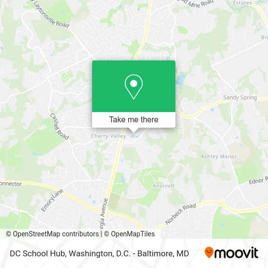 DC School Hub map
