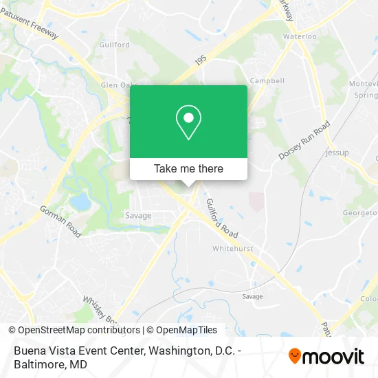 Buena Vista Event Center map