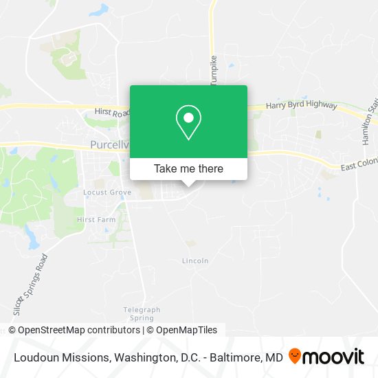 Mapa de Loudoun Missions