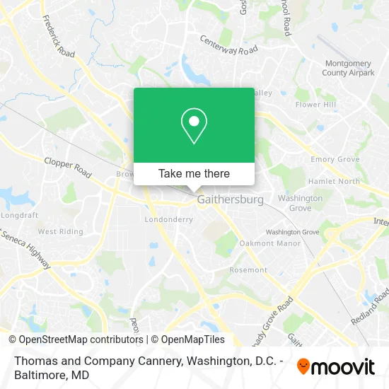 Mapa de Thomas and Company Cannery