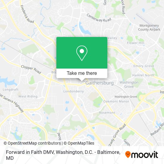 Forward in Faith DMV map