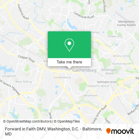 Forward in Faith DMV map