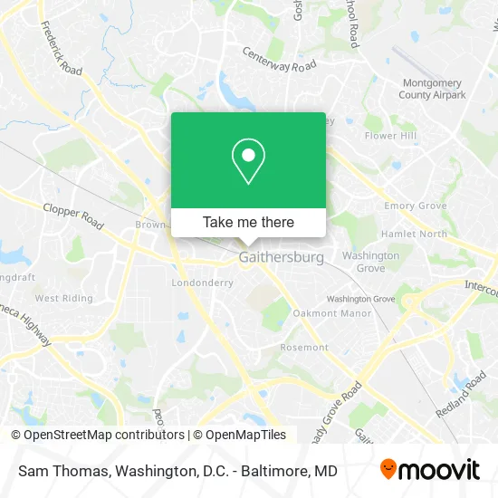 Sam Thomas map