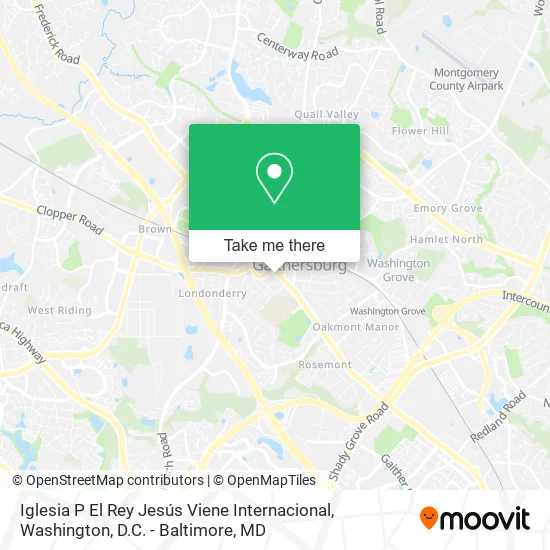 Mapa de Iglesia P El Rey Jesús Viene Internacional