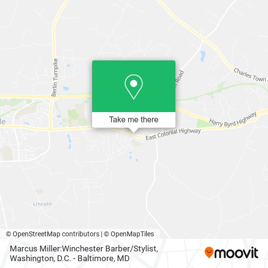 Mapa de Marcus Miller:Winchester Barber / Stylist
