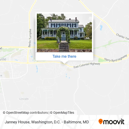 Janney House map